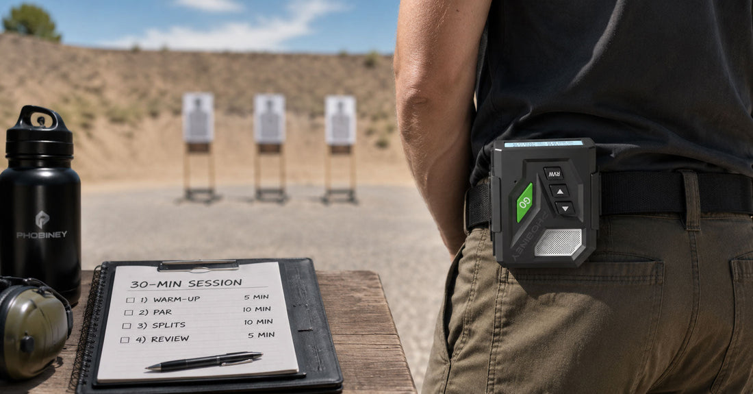 How to Build a 30-Minute Shot Timer Training Session